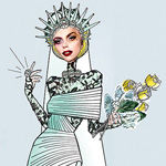 Что выберет Леди Гага: дизайнеры создали эскизы свадебного платья певицы