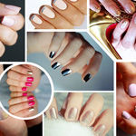 Вместо свадебного “френча” блестящий и яркий маникюр, который сочетается с обручальным кольцом!