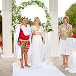 Тематическая свадьба в греческом стиле