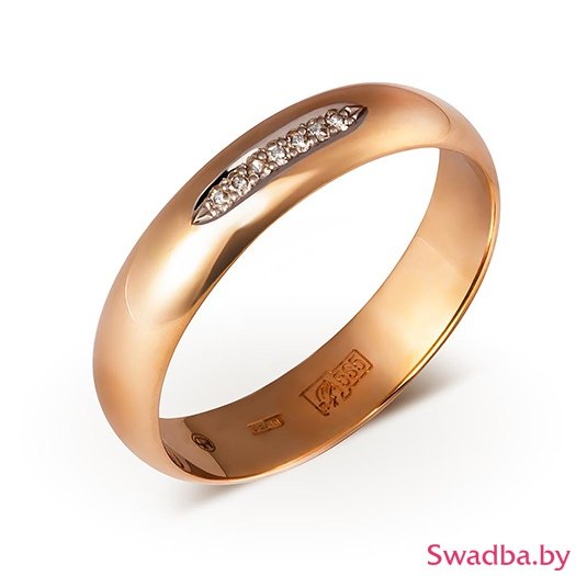 Сеть салонов обручальных колец "Свадьба" - Обручальные кольца с бриллиантами - фото 1