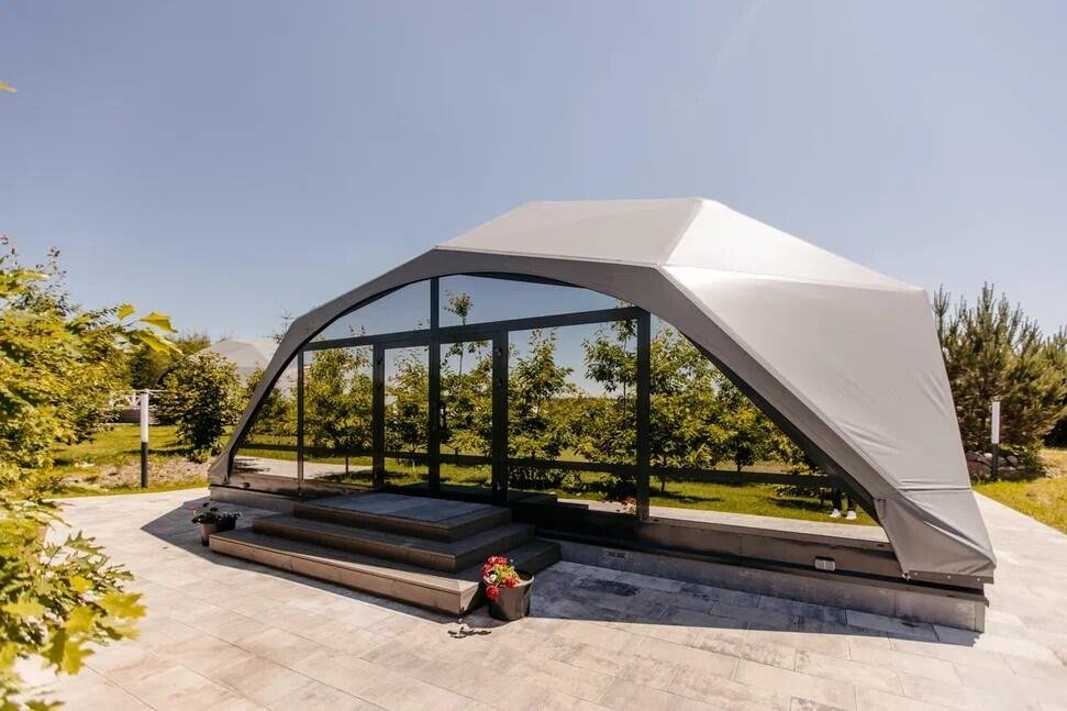 Всесезонный арочный VIP шатер в усадьбе "Марьянино" - Домики - фото 16