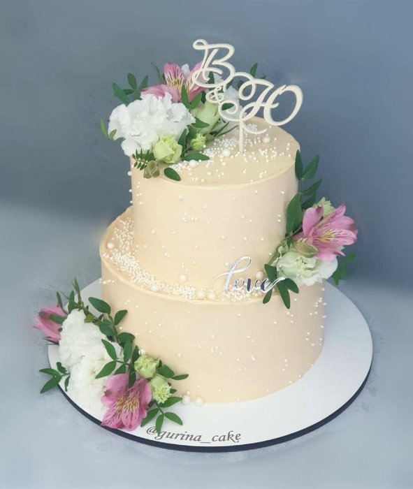 Свадебные торты от home bakery GURINA_CAKE - Ярусные торты - фото 10